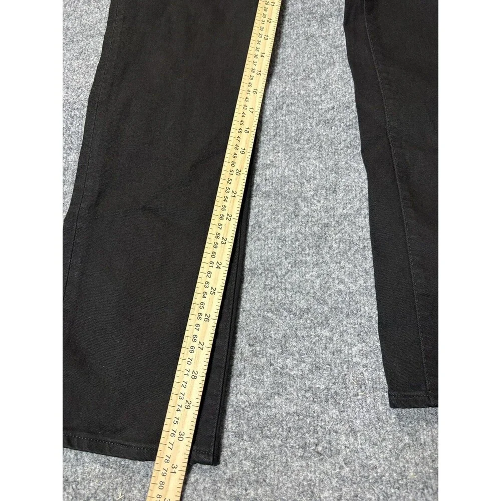 Levi's 511 Jeans Mens 33x32 Black Dark Wash Slim Fit Tapered Stretch Denim
